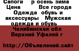 Сапоги 35 р.осень-зима  › Цена ­ 700 - Все города Одежда, обувь и аксессуары » Мужская одежда и обувь   . Челябинская обл.,Верхний Уфалей г.